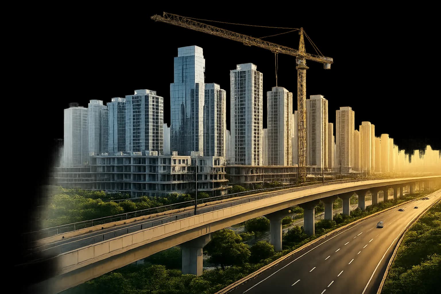 Cityscape construction